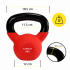 Гиря металева Crivit 8 кг з вініловим покриттям Red/Black (R4852131820250)